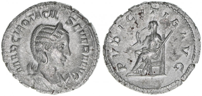 Otacilia Severa +249 Gattin des Philippus I. Arabs
Römisches Reich - Kaiserzeit....