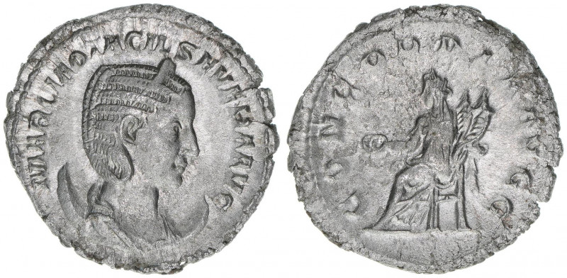 Otacilia Severa +249 Gattin des Philippus I. Arabs
Römisches Reich - Kaiserzeit....