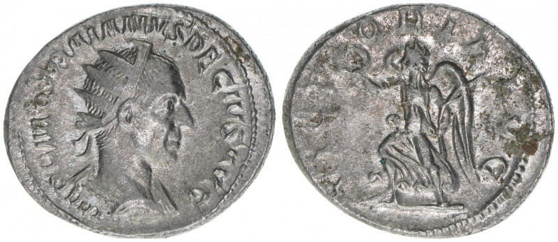 Traianus Decius 249-251
Römisches Reich - Kaiserzeit. Antoninian. Av. IMP C M Q ...