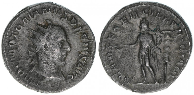 Traianus Decius 249-251
Römisches Reich - Kaiserzeit. Antoninian. Av. IMP C M Q ...