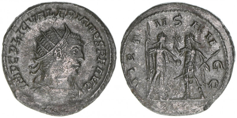 Valerianus I. 253-260
Römisches Reich - Kaiserzeit. Antoninian. Av. IMP C P LIC ...