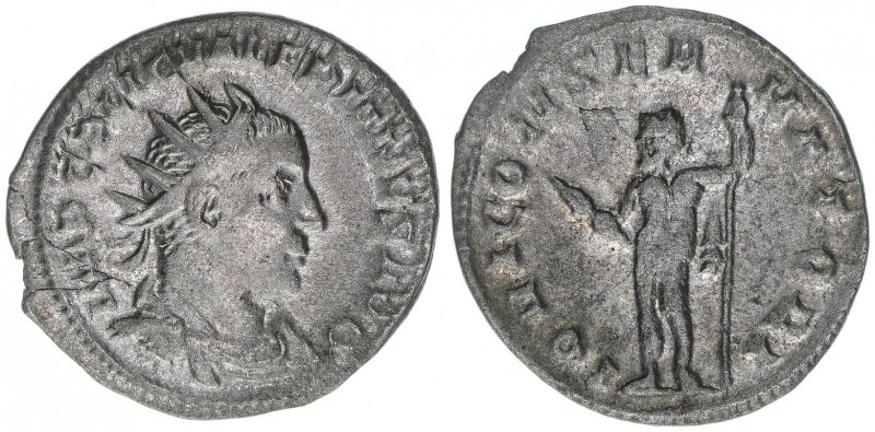 Valerianus I. 253-260
Römisches Reich - Kaiserzeit. Antoninian. AV. IMP C P LIC ...