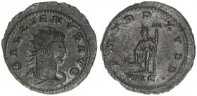 Gallienus 253-268
Römisches Reich - Kaiserzeit. Antoninian. Av. GALLIENVS AVG Rv. P M TR P XV P P
Rom
3,71g
Kampmann 90.157
vz