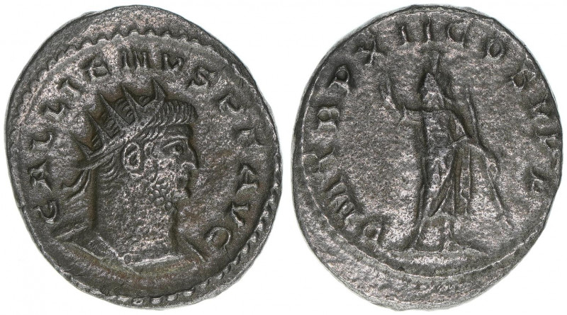 Gallienus 253-268
Römisches Reich - Kaiserzeit. Antoninian. Av. GALLIENVS P F AV...
