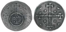 Geza II. 1141-1162
Ungarn. Denar. 0,20g
Huszar 150
vz-