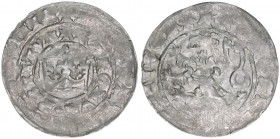 Karl IV. Böhmen,
Prager Groschen, ohne Jahr. 3,54g
ss