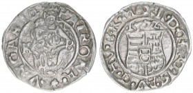 Maximilian II. 1564-1576
Denar, 1572 KB. Kremnitz
0,50g
Huszar 992
ss/vz