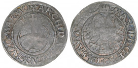 Maximilian II. 1564-1576
2 Kreuzer, 1569. Wien
1,46g
ss