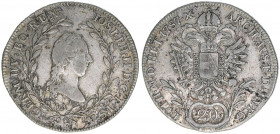 Joseph II. 1765-1790
20 Kreuzer, 1787 A. Wien
6,61g
ANK 12
ss