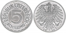 Verkehrsmünzen
2. Republik ab 1945. 5 Schilling, 1957. Aluminium - sehr selten
Wien
4,02g
ANK 35
vz