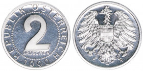 Verkehrsmünzen
2. Republik ab 1945. 2 Groschen, 1990. Auflage 35.000
Wien
0,909g
ANK 6
PP