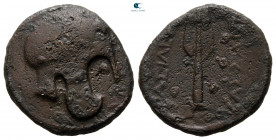 Kings of Macedon. Uncertain mint in Western Asia Minor. Kassander 306-297 BC. Bronze Æ