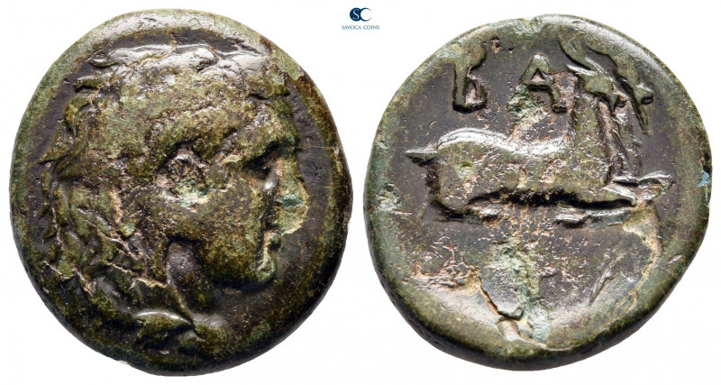 Kings of Macedon. Uncertain mint. Philip V 221-179 BC. 
Bronze Æ

21 mm, 6,89...