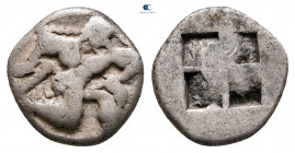 Thrace. Thasos circa 525-463 BC. Obol AR