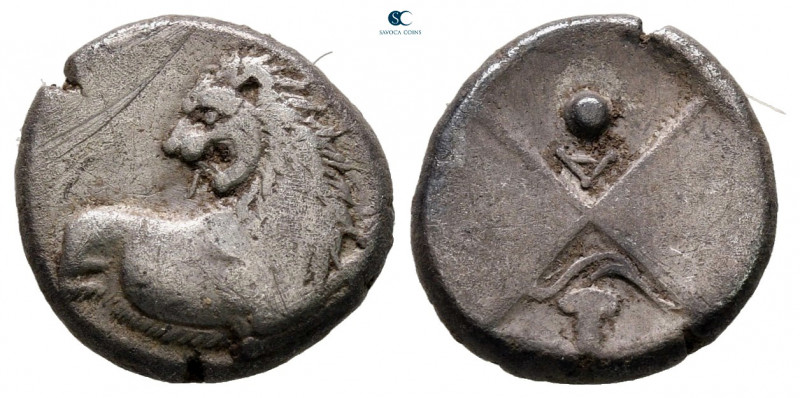 The Thracian Chersonese. Chersonesos circa 386-338 BC. 
Hemidrachm AR

13 mm,...