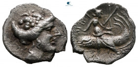 Euboea. Histiaia circa 300-200 BC. Obol AR