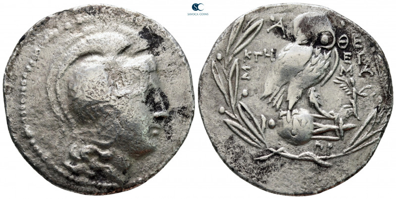 Attica. Athens circa 165-42 BC. 
Tetradrachm AR. New Style Coinage

34 mm, 15...