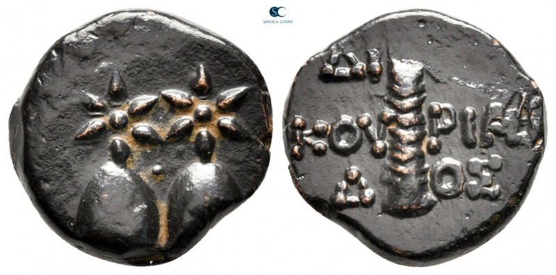 Colchis. Dioskourias circa 105-90 BC. 
Bronze Æ

16 mm, 3,68 g



very fi...