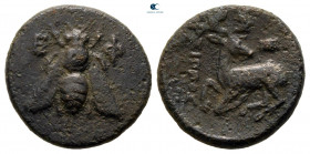 Ionia. Ephesos circa 390-300 BC. Bronze Æ