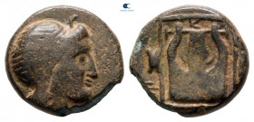 Ionia. Kolophon circa 400-375 BC. Bronze Æ