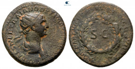Trajan AD 98-117. Struck in Rome for circulation in Seleucis and Pieria. Antoninianus Æ