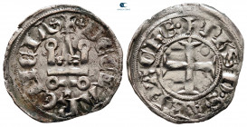 Philippe de Savoy AD 1301-1307. Glarenza (modern Kyllini in Elis). Denier Tournois BI