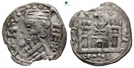 Alfonso VII el Noble  AD 1158-1214. Castile and Leon. Dinero AR