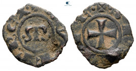 Manfredi AD 1258-1266. Kingdom of Sicily. Messina. Denaro BI