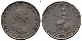 Great Britain. George III AD 1760-1820. Farthing, CU.