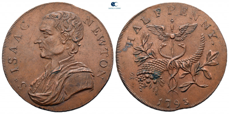 Great Britain. Middlesex. AD 1793.
Token, Half Penny.

30 mm, 9,77 g



g...