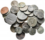 Lot of ca. 40 roman provincial bronze coins / SOLD AS SEEN, NO RETURN!fine