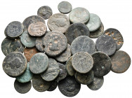 Lot of ca. 50 roman provincial bronze coins / SOLD AS SEEN, NO RETURN!nearly very fine