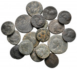 Lot of ca. 18 roman provincial bronze coins / SOLD AS SEEN, NO RETURN!nearly very fine