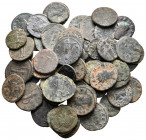 Lot of ca. 60 roman bronze coins / SOLD AS SEEN, NO RETURN!very fine