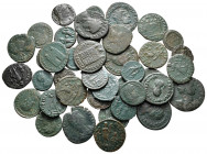 Lot of ca. 40 roman bronze coins / SOLD AS SEEN, NO RETURN!nearly very fine