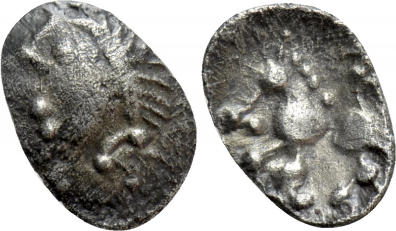 CENTRAL EUROPE. Vindelici. Hemiobol - 1/4 Quinarius (1st century BC). "Manching ...