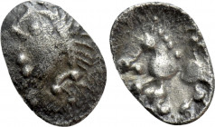CENTRAL EUROPE. Vindelici. Hemiobol - 1/4 Quinarius (1st century BC). "Manching 2" type