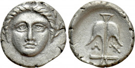 THRACE. Apollonia Pontika. Diobol (Circa 375-335 BC). Attic standard