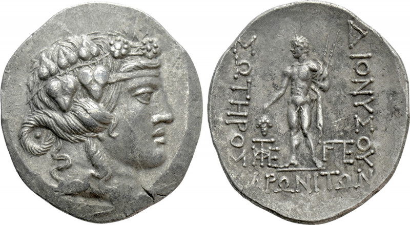 THRACE. Maroneia. Tetradrachm (Circa 189/8-49/5 BC). 

Obv: Wreathed head of D...