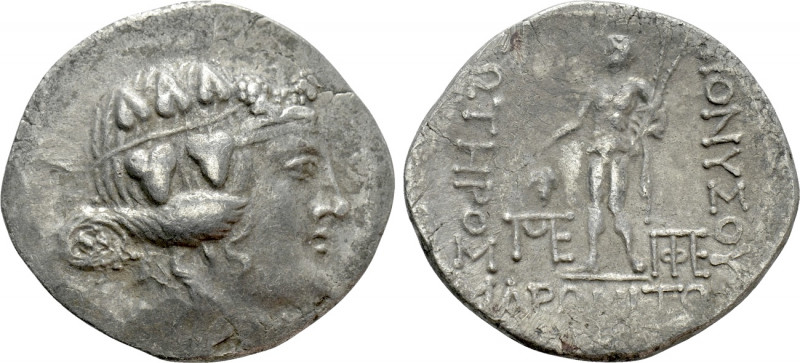 THRACE. Maroneia. Tetradrachm (Circa 189/8-49/5 BC). 

Obv: Wreathed head of D...