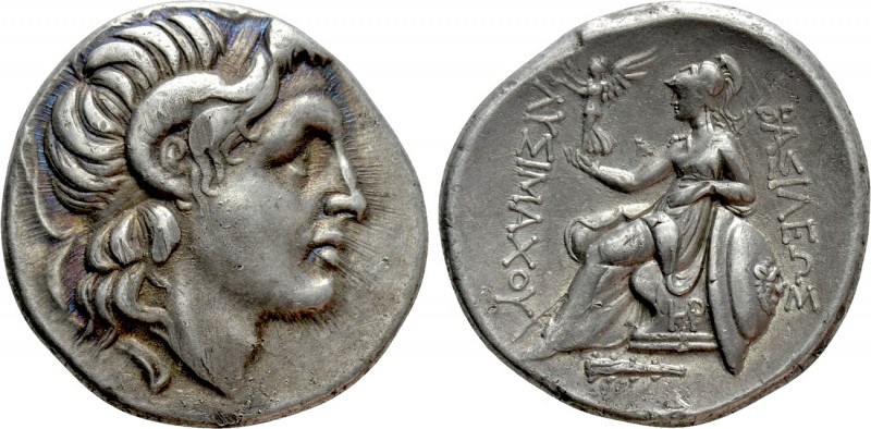 KINGS OF THRACE (Macedonian). Lysimachos (305-281 BC). Tetradrachm. Herakleia Po...