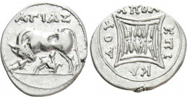 ILLYRIA. Apollonia. Drachm (Circa 229-100 BC). Agias, magistrate