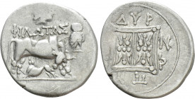 ILLYRIA. Dyrrhachion. Drachm (Circa 200-45 BC). Philotas and Zopuros, magistrates