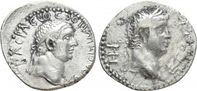 KINGS OF PONTUS. Polemo II with Nero (38-64). Drachm. Dated RY 18 (55/6)
