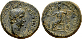 PHRYGIA. Acmonea. Nero (54-68). Ae. L. Servenius Capito, archon, with his wife, Julia Severa