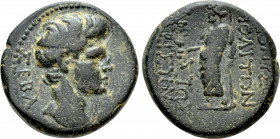 PHRYGIA. Dionysopolis. Tiberius (14-37). Ae. Aristos Ariston, magistrate