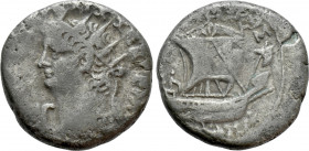 EGYPT. Alexandria. Nero (54-68). BI Tetradrachm. Dated RY 13 (66/7)