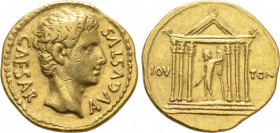 AUGUSTUS (27 BC-14 AD). Aureus. Uncertain Spanish mint, possibly Colonia Patricia