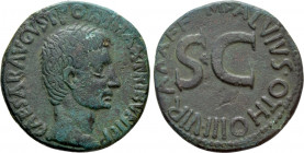 AUGUSTUS (27 BC-14 AD). As. Rome; M. Salvius Otho, moneyer