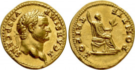 TITUS (Caesar, 69-79). GOLD Aureus. Rome